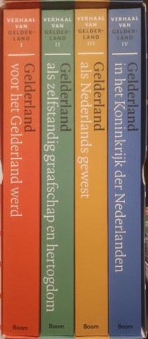 005-C-794 Verhaal van Gelderland (cassette met 4 boeken)